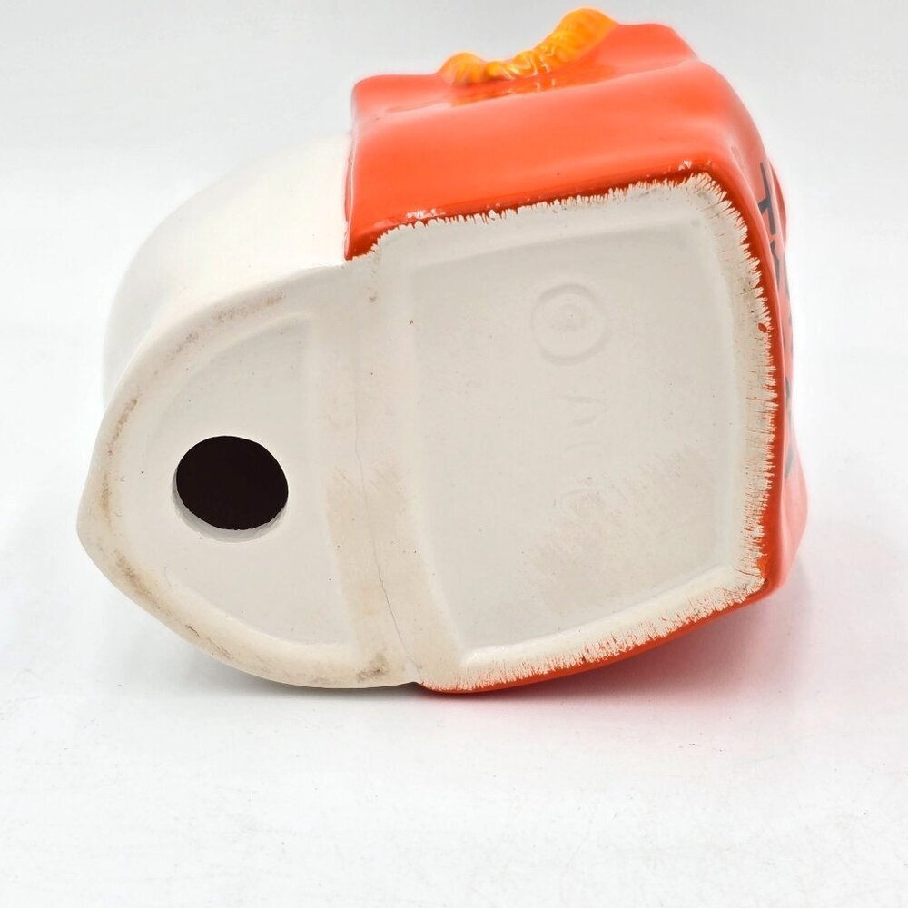 Vintage American Greetings Ghost "Trick Or Treat" Ceramic Candle Votive Holder - Picture 8 of 12